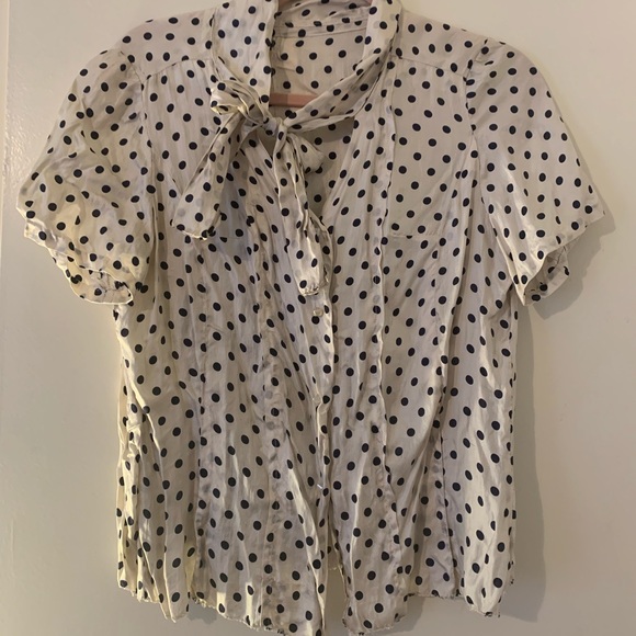 Vintage Polka Dot Blouse - Picture 7 of 7